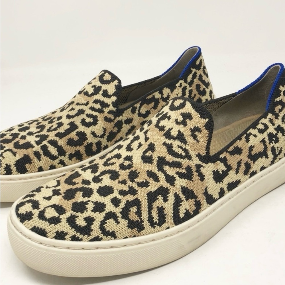 Rothy’s slip on leopard shoe